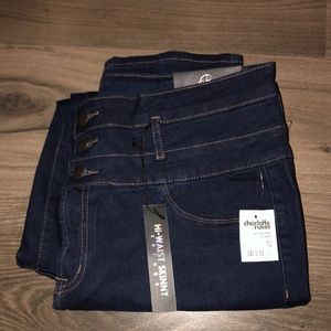 Size 14 Refuge High Waisted Dark  Denim Jeans